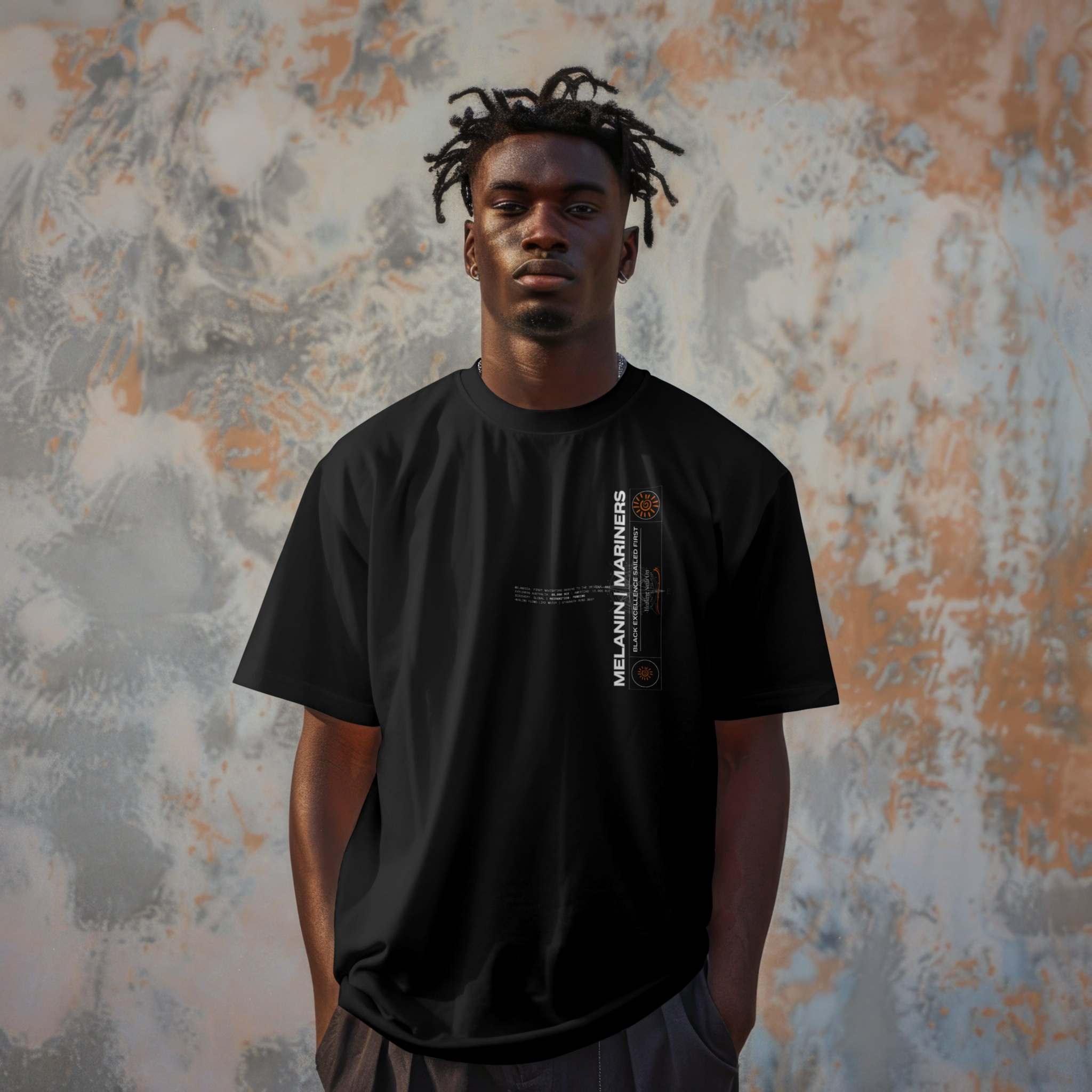 Men's Premium 100% Cotton T-shirt | Melanated Mariners