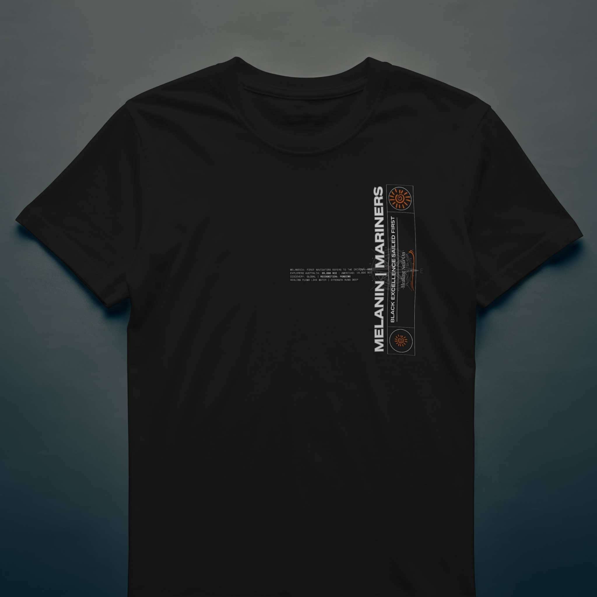 Men's Premium 100% Cotton T-shirt | Melanated Mariners