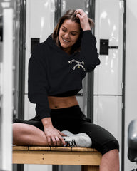 Professional Overthinker Women's Cropped Hoodie | Visible Soul Collection