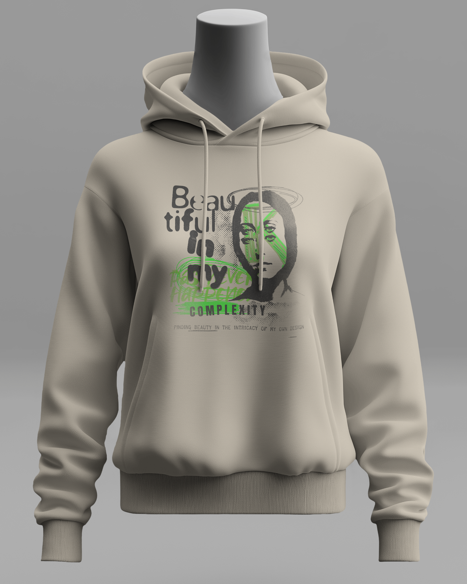 Beauty In My Complexity Premium Unisex Hoodie | Visible Soul Collection