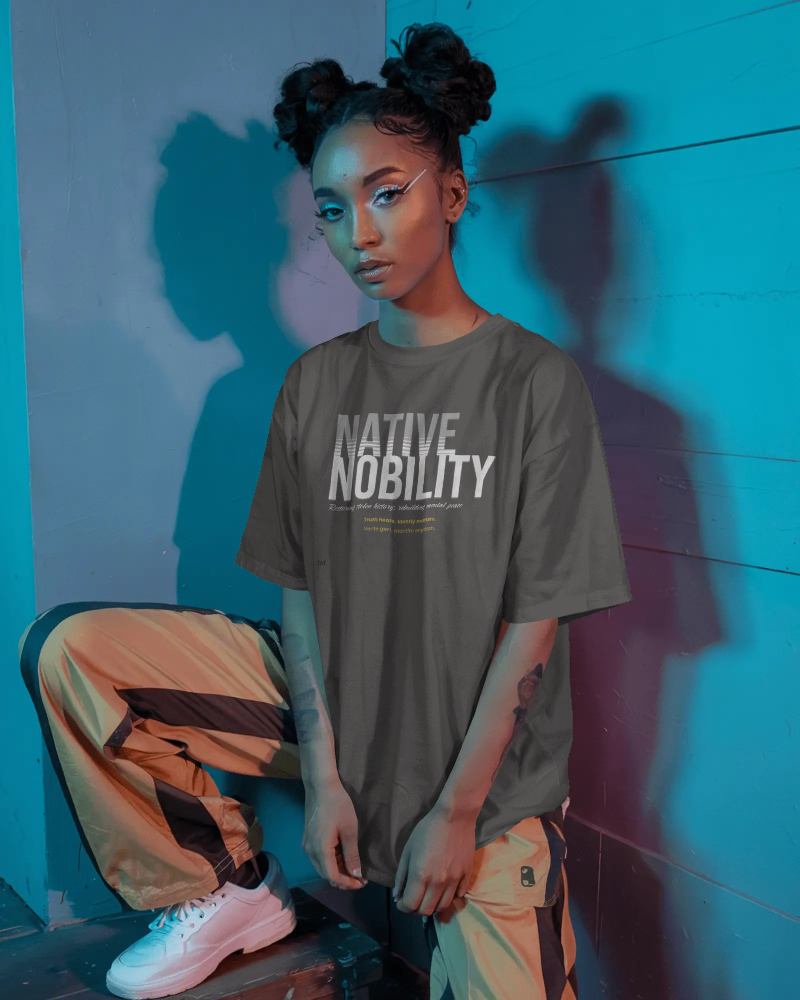 Native Nobility Unisex T-Shirt | Organic Cotton | Native Langaue Haitian Creole