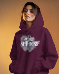 Strength In Stillness Premium Unisex Hoodie | Visible Soul Collection