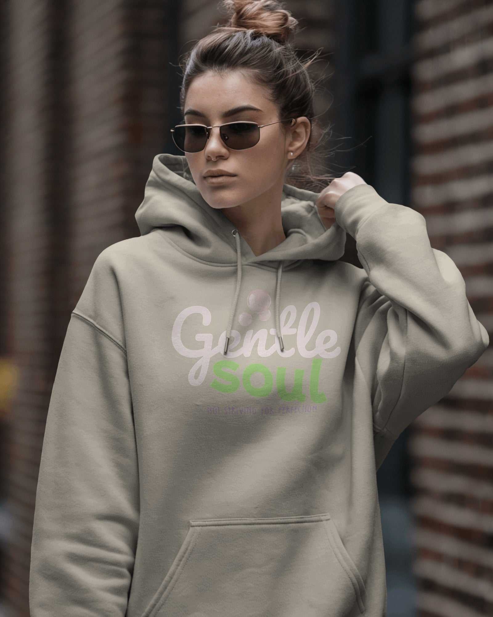 oversized fit gentle hoodie